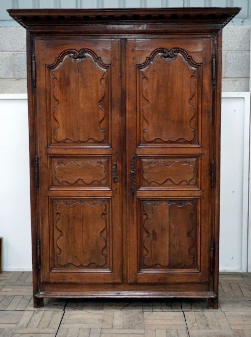 A Charming Oak French Armoire