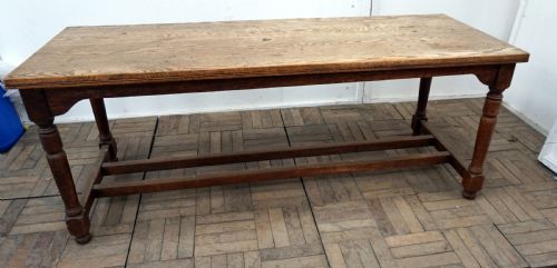 A Good Solid Oak Refectory Table