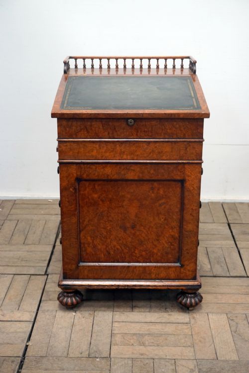 An Exceptional Gillows Regency Davenport in Pollard Oak