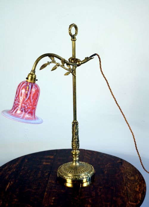 An Exceptional Early 20th Century Articulated Reading or Side Lamp