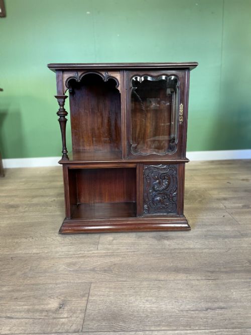 A Superb Quality Mahogany Revolving Cabinet/bookcase