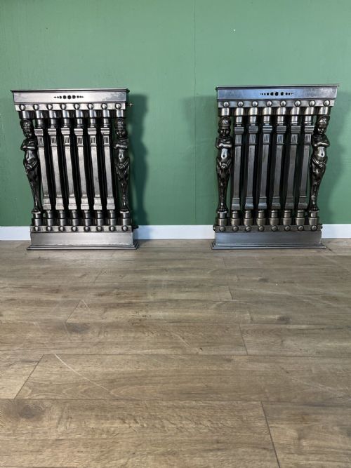 Pair of Early 20th Century Figural Ventillo Radiators