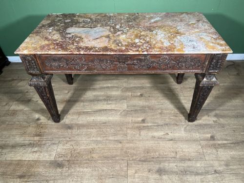 AN ITALIAN CARVED FRUITWOOD CENTRE TABLE - ADDITIONAL PHOTO 5