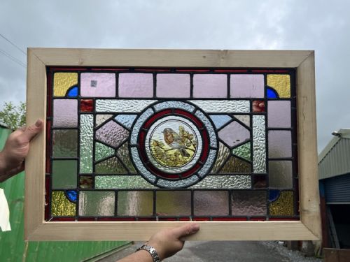 Stained Glass Window - Painted Bird