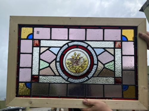 Stained Glass Window - Painted Bird 2
