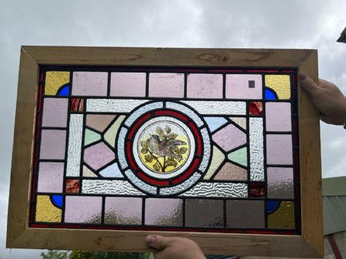 Stained Glass Window - Painted Bird 3