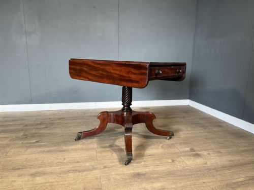 A Super Quality Mahogany Regency Pembroke Table
