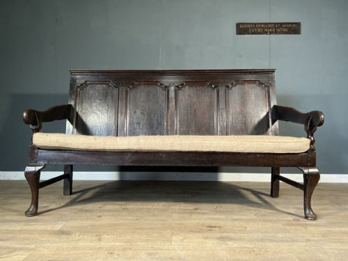 Original Lancashire Oak Settle