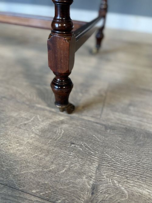 LATE VICTORIAN INLAID MAHOGANY GILLOWS OF LANCASTER DESK - ADDITIONAL PHOTO 10