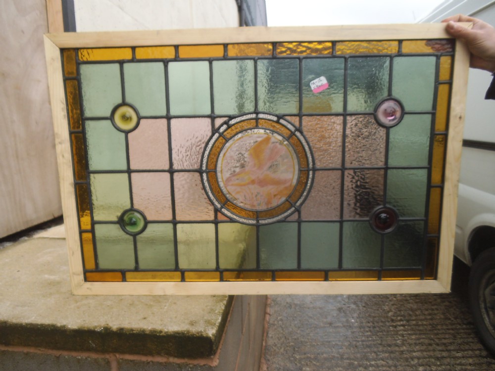 Painted bird window