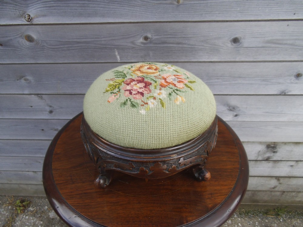 Petite Victorian foot stool