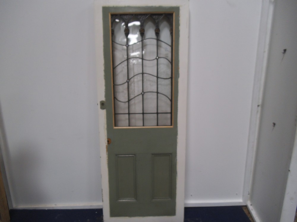 Arts and crafts Leaded glass door