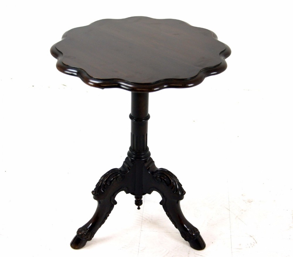 An unusual mahogany Victorian side table