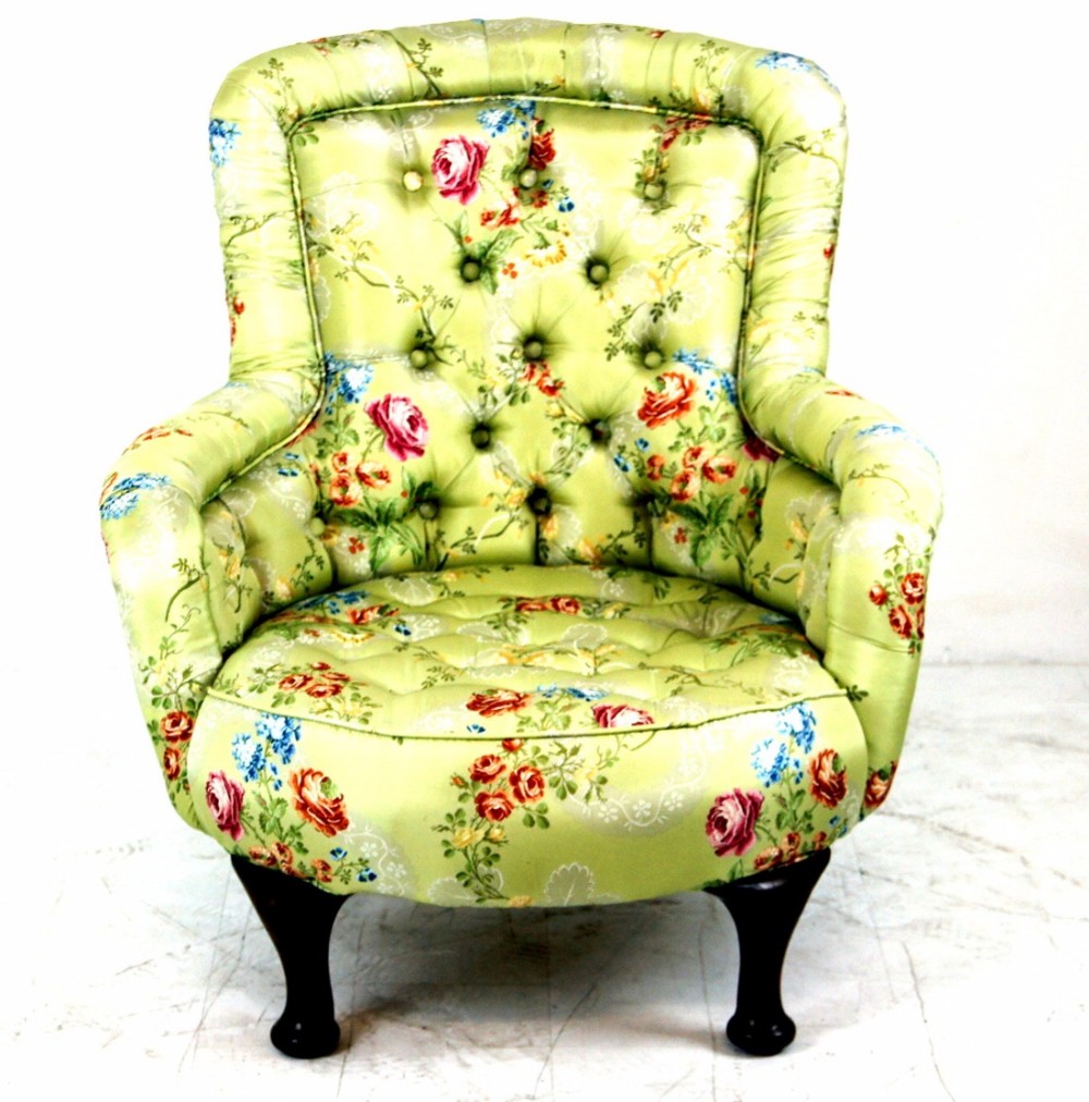 A great English reupholstered tub chair