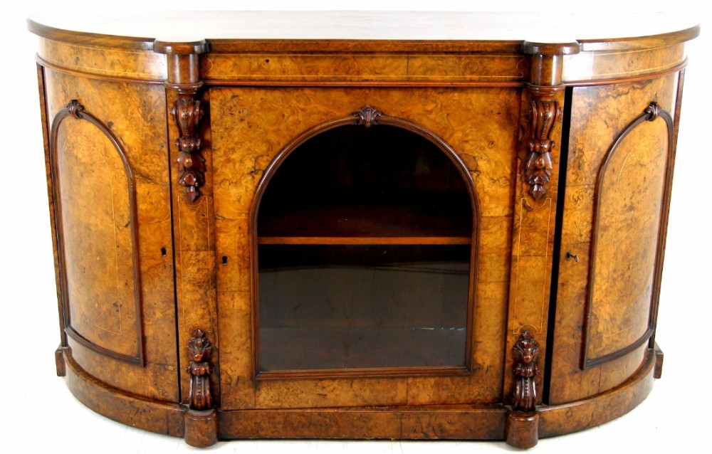 A good burr walnut credenza