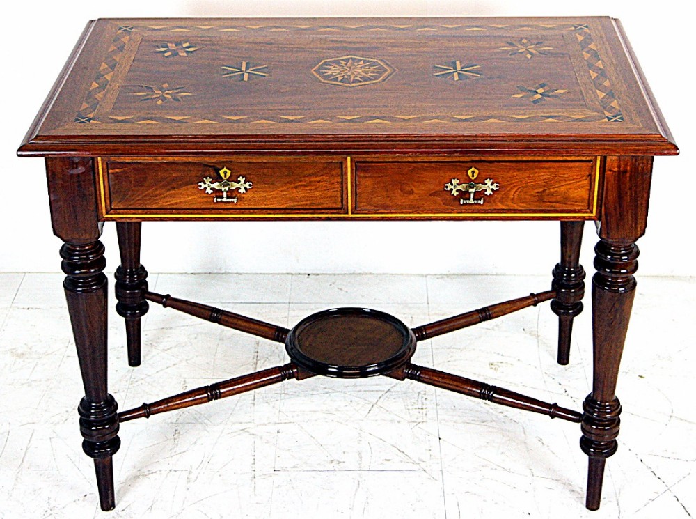 Beautiful Profusely inlaid side table 