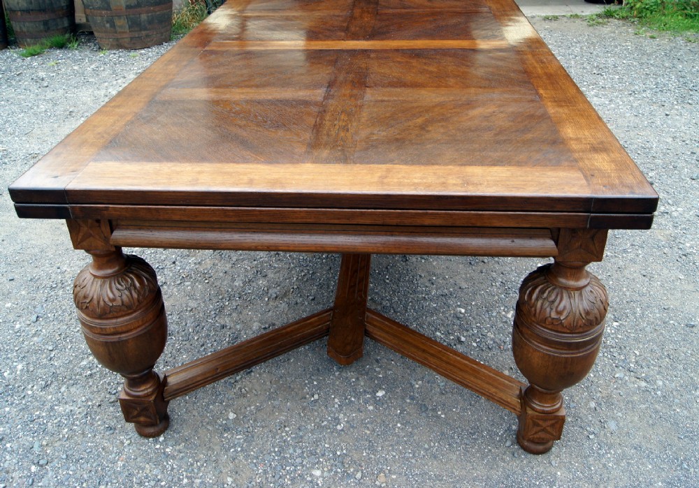 Huge French extending dining table