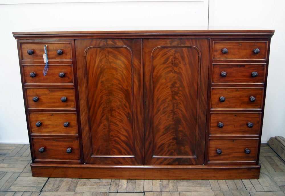 A superb original gentleman's Press cupboard