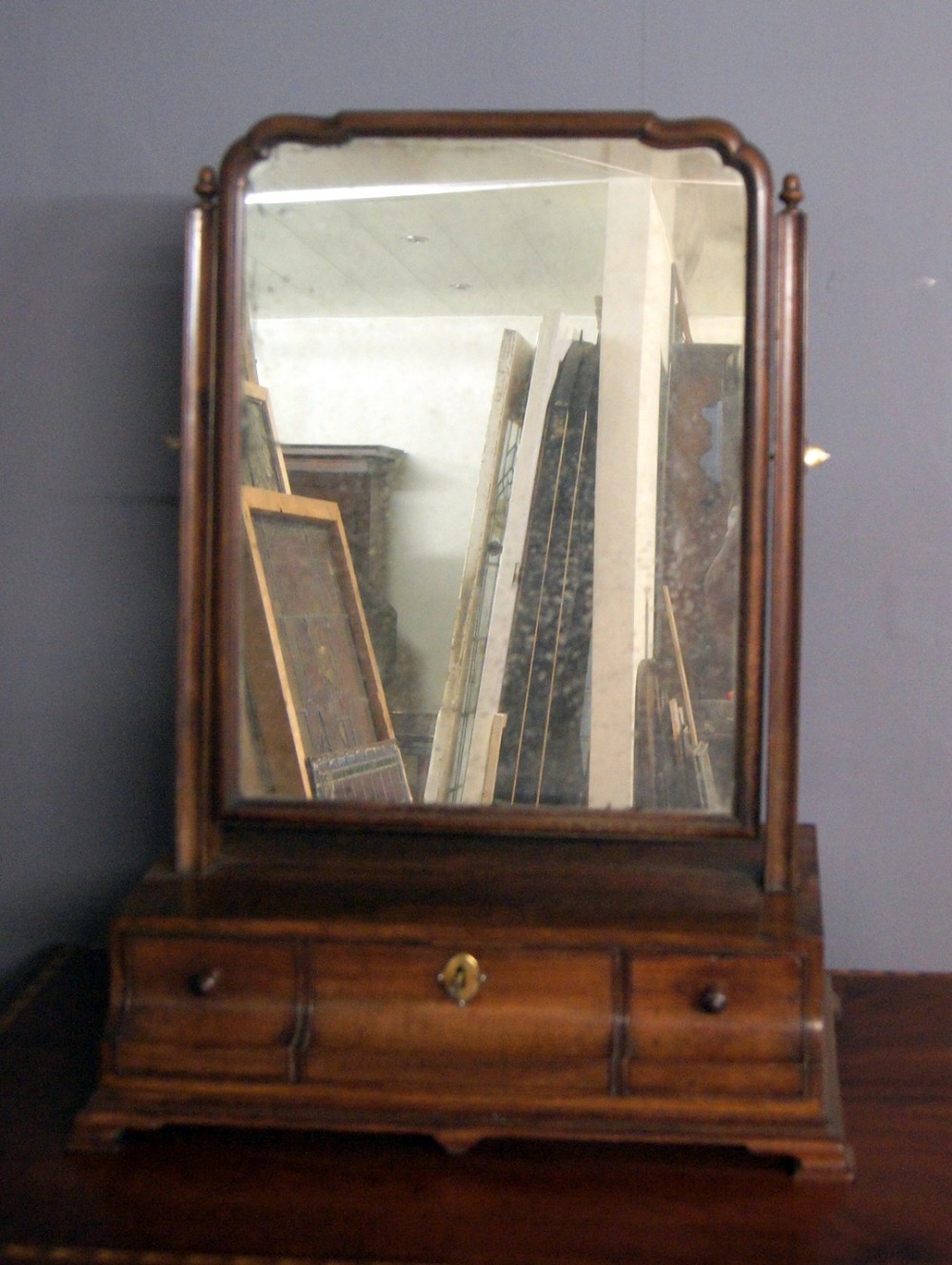 Alovely original George III dressing mirror 