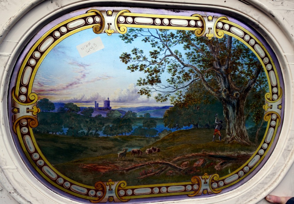An Outstanding Victorian painted window  View II
