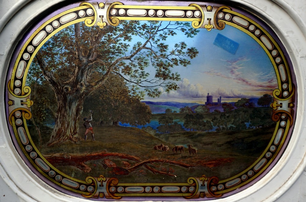 An Outstanding Victorian painted window  View V