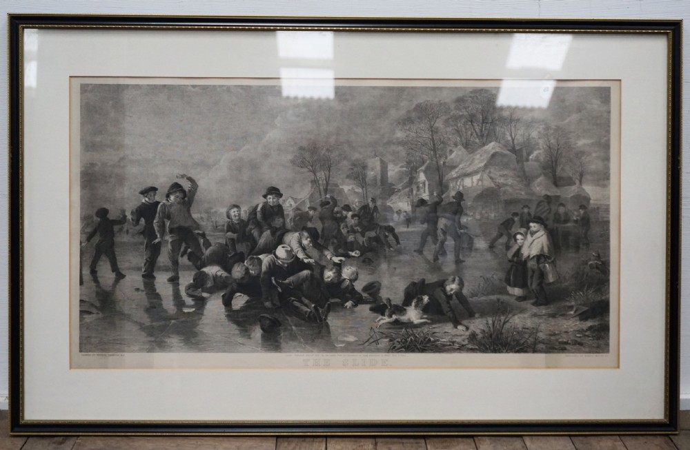 A good Victorian print of 'the slide'