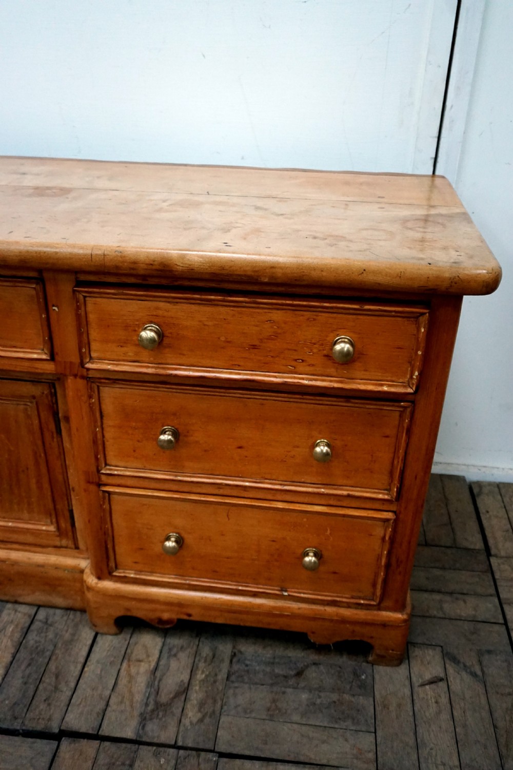 A good sycamore topped traditional pine dresser base View IV