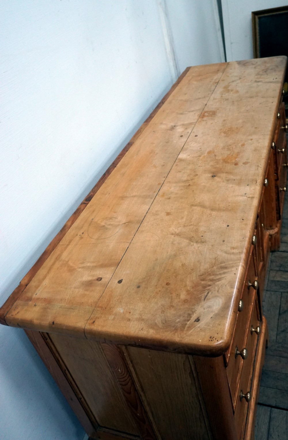 A good sycamore topped traditional pine dresser base View VII