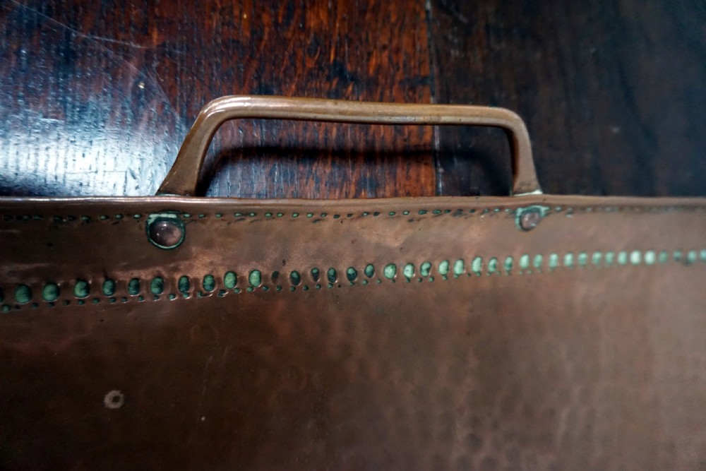 A good arts and crafts copper tray by the famous manufacturer John Pearson View IV