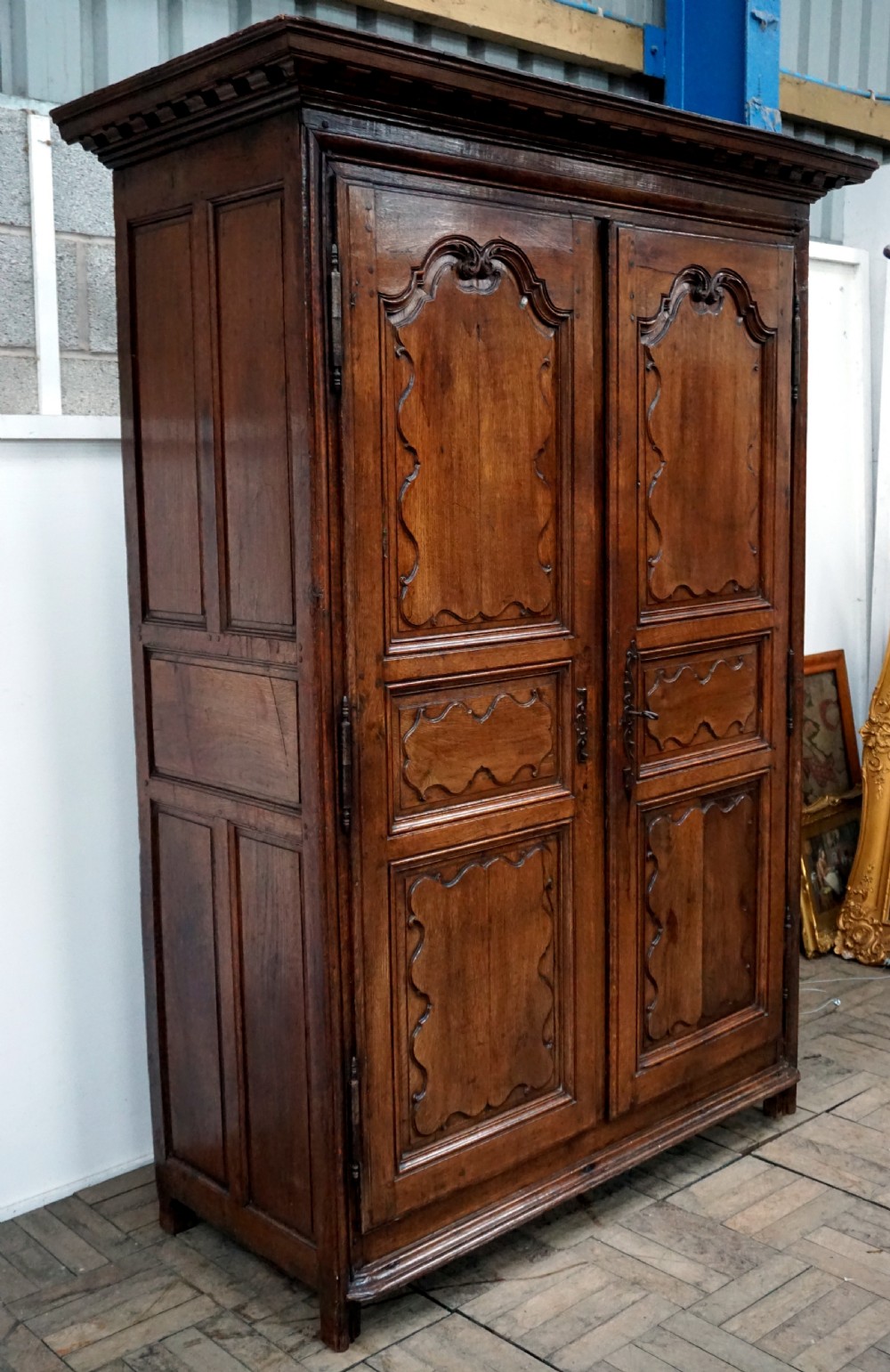 A charming oak French armoire View IV