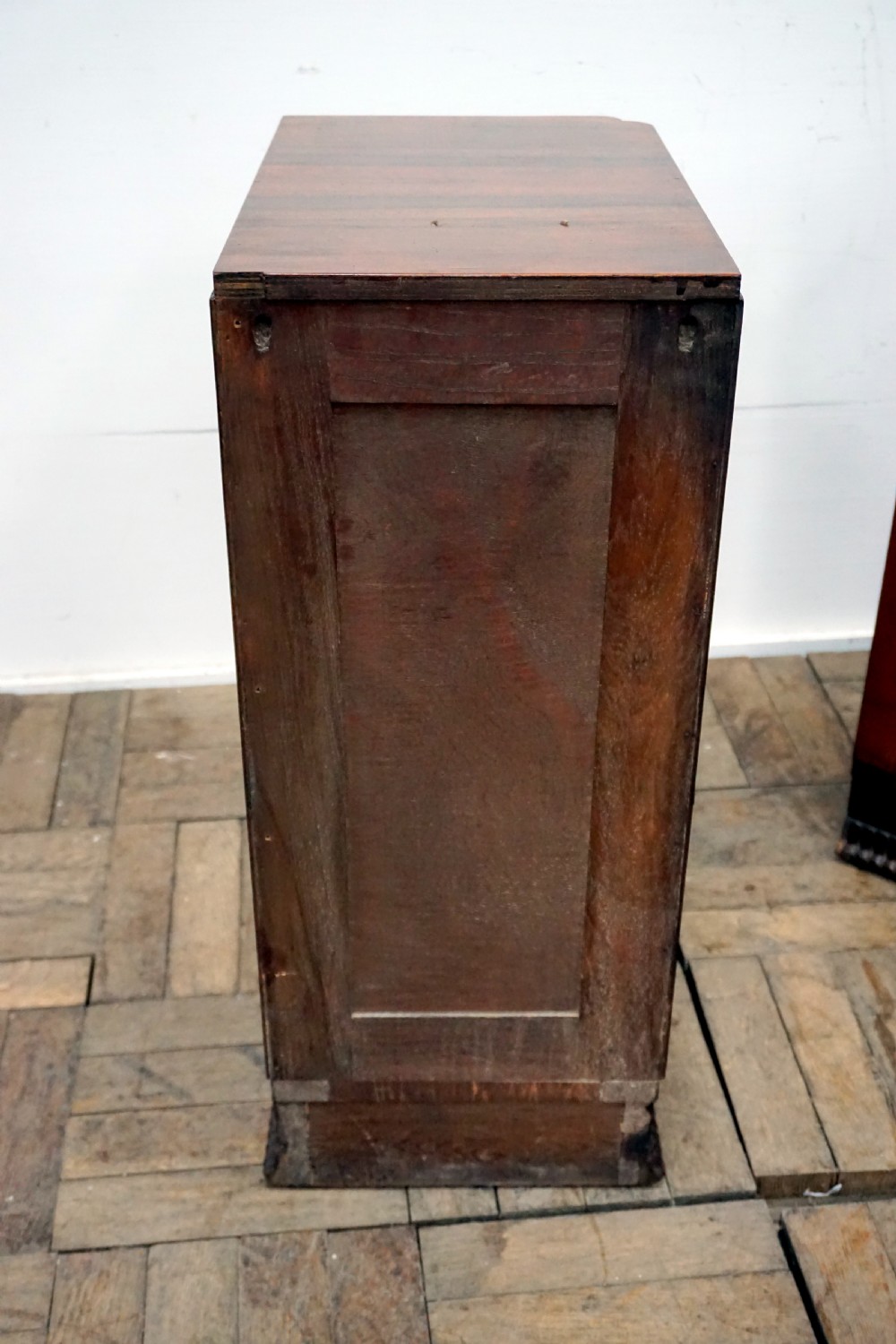 A pair of walnut deco bedside chests View III
