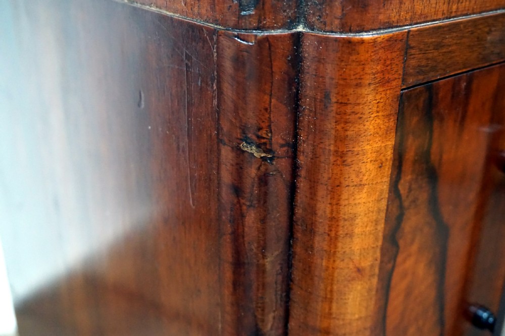 A pair of walnut deco bedside chests View IV