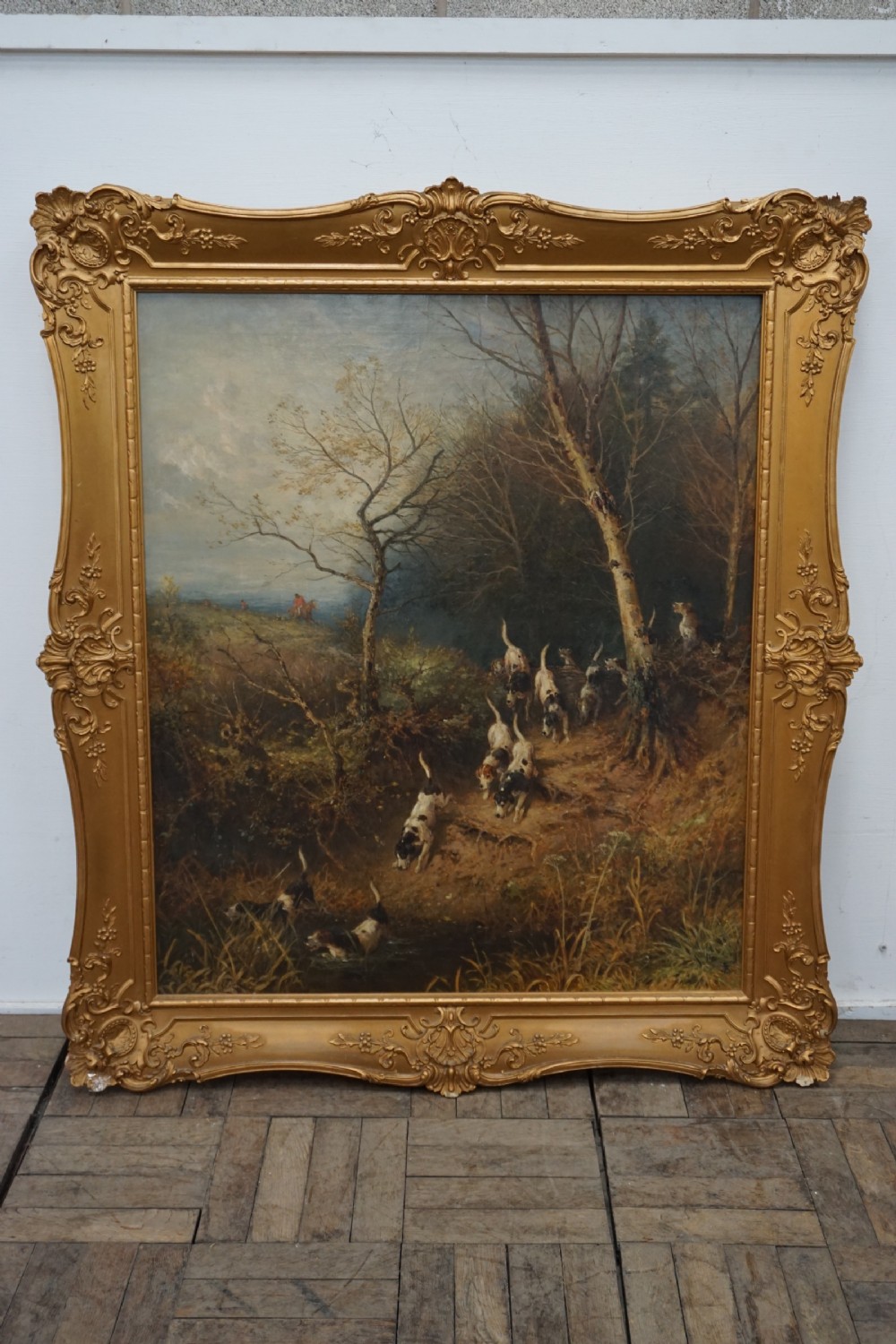 An outstanding oil painting by the renowned Victorian artist Myles Birkett-Foster