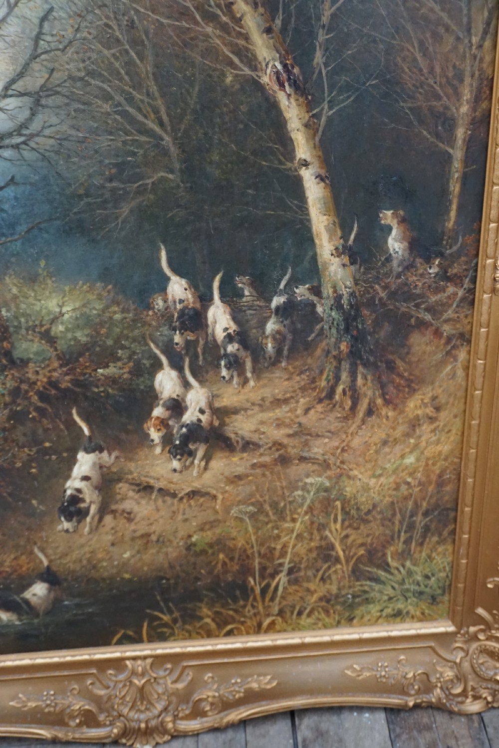 An outstanding oil painting by the renowned Victorian artist Myles Birkett-Foster View II