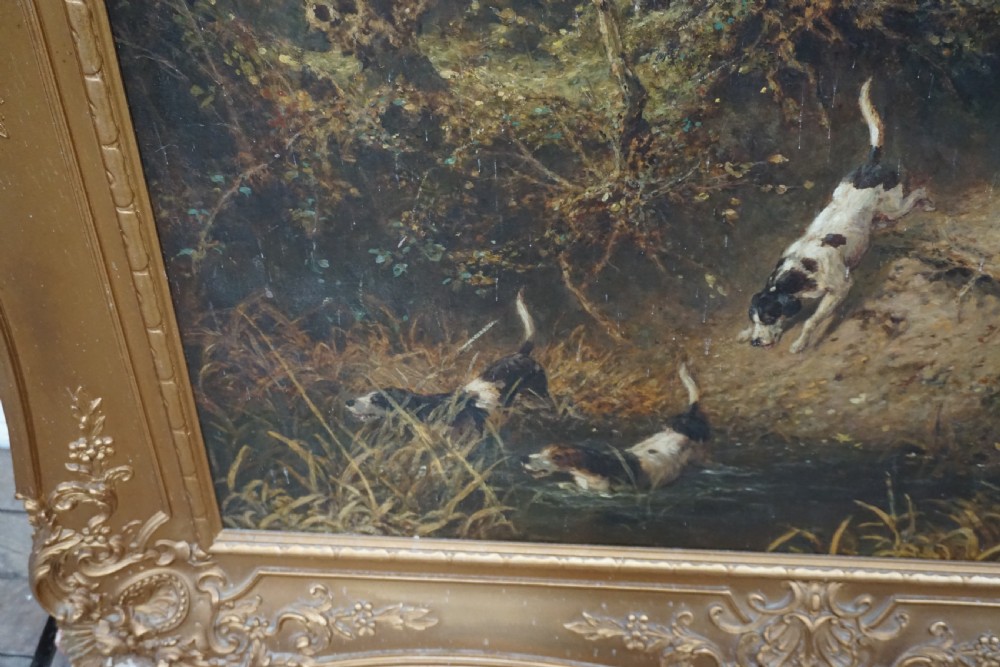 An outstanding oil painting by the renowned Victorian artist Myles Birkett-Foster View IV
