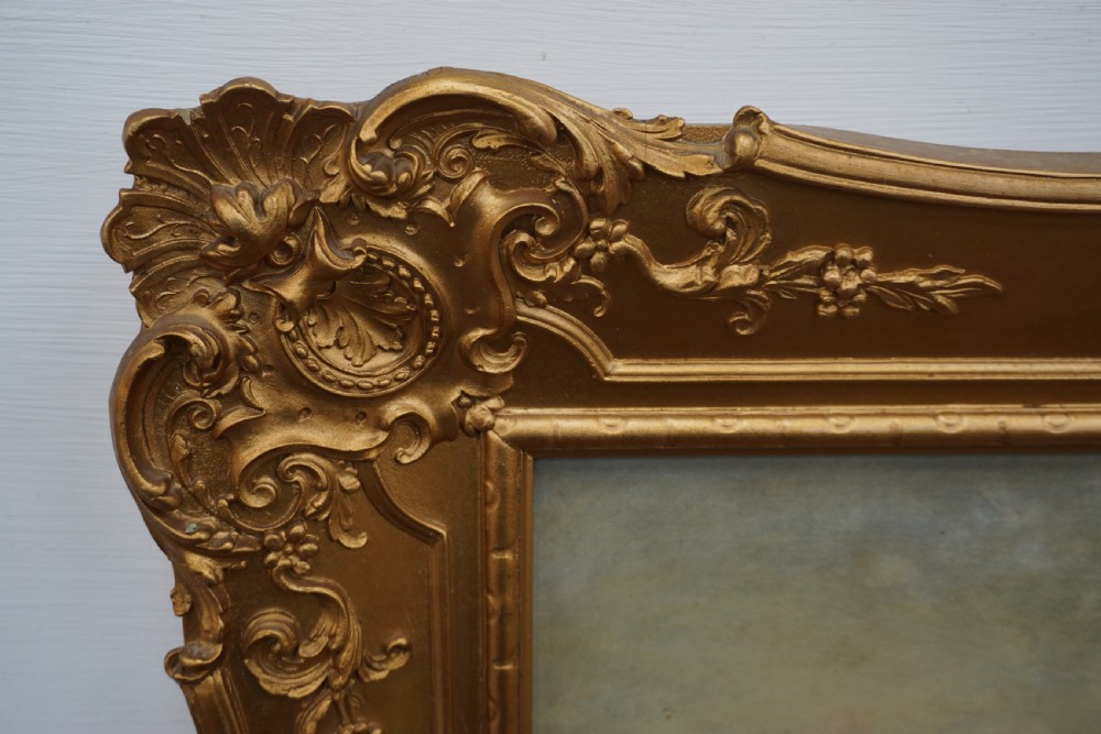 An outstanding oil painting by the renowned Victorian artist Myles Birkett-Foster View VI
