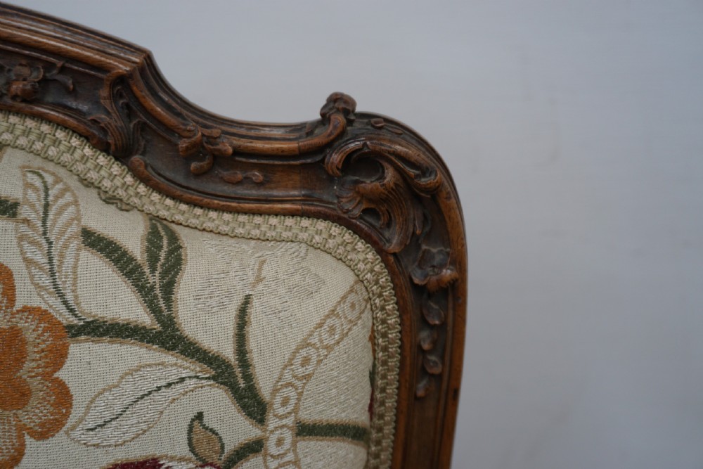 An exceptionally well carved English open armchair  View VI