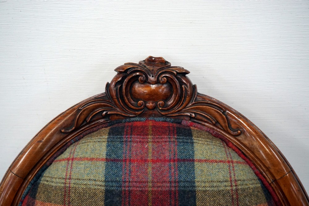 A fantastic Victorian mahogany open arm armchair View III