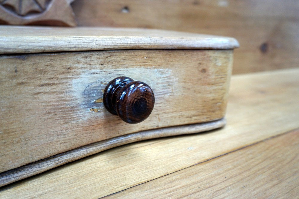 A good Victorian pine sideboard stripped and waxed  View III