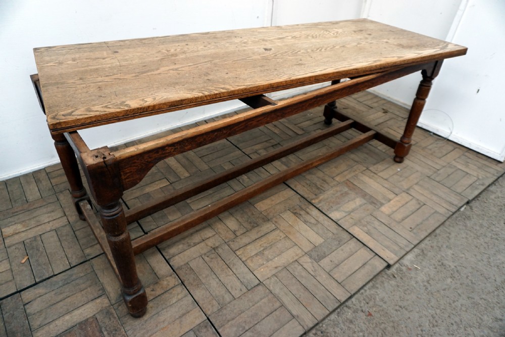 A good solid oak refectory table View VI