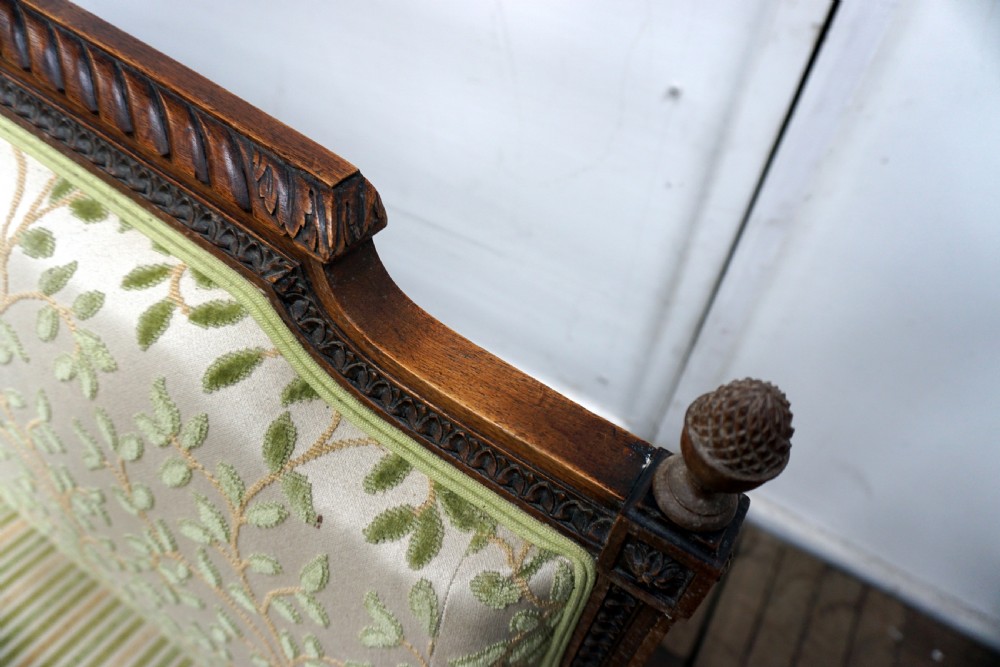 A good quality walnut framed French sofa  View III