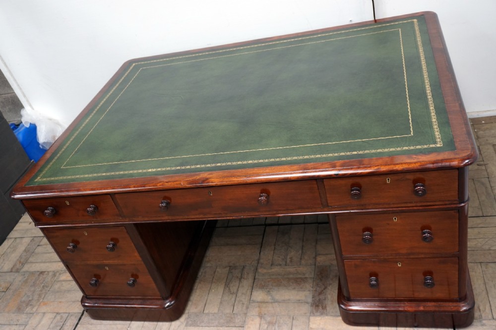 A fantastic mahogany partners desk View III