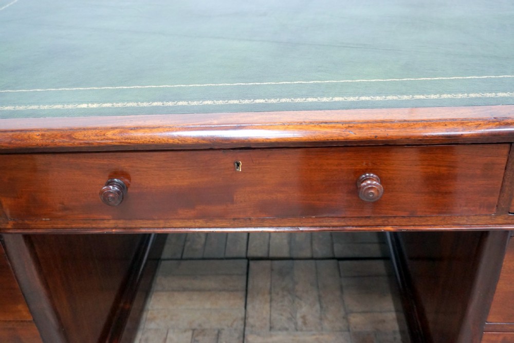 A fantastic mahogany partners desk View V