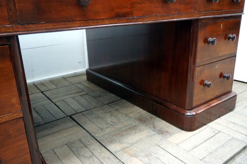 A fantastic mahogany partners desk View VIII