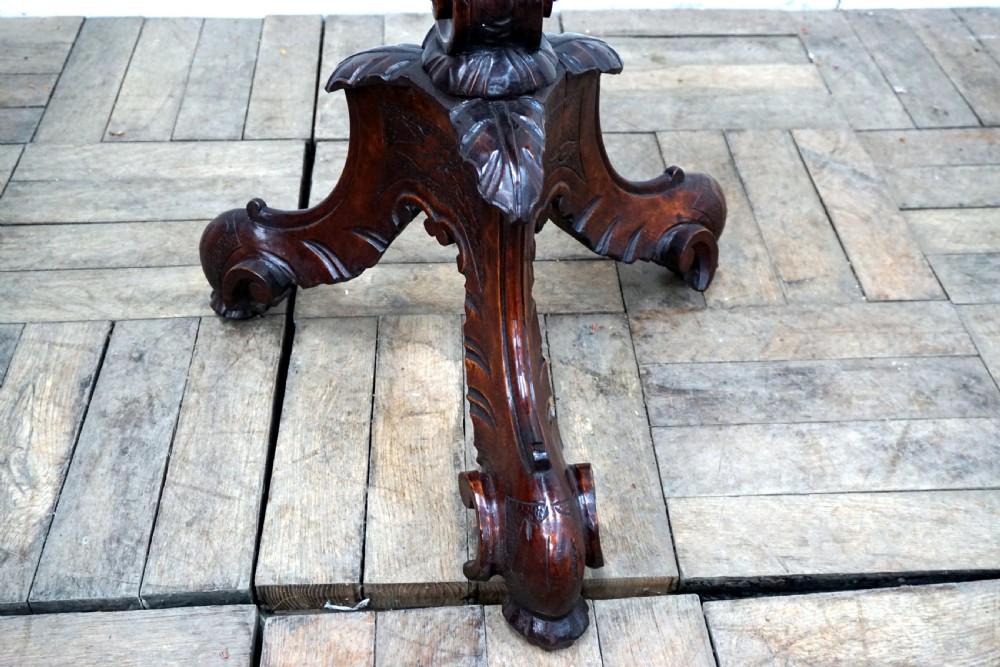 A magnificent pair of 19th century Italian figural stands View V