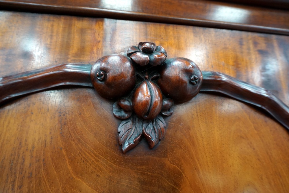A good Victorian mahogany cupboard bookcase  View IV
