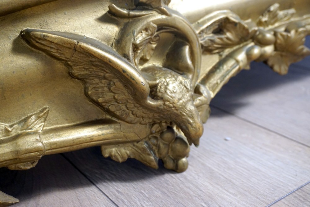 A very good carved wood and gilded mirror View V