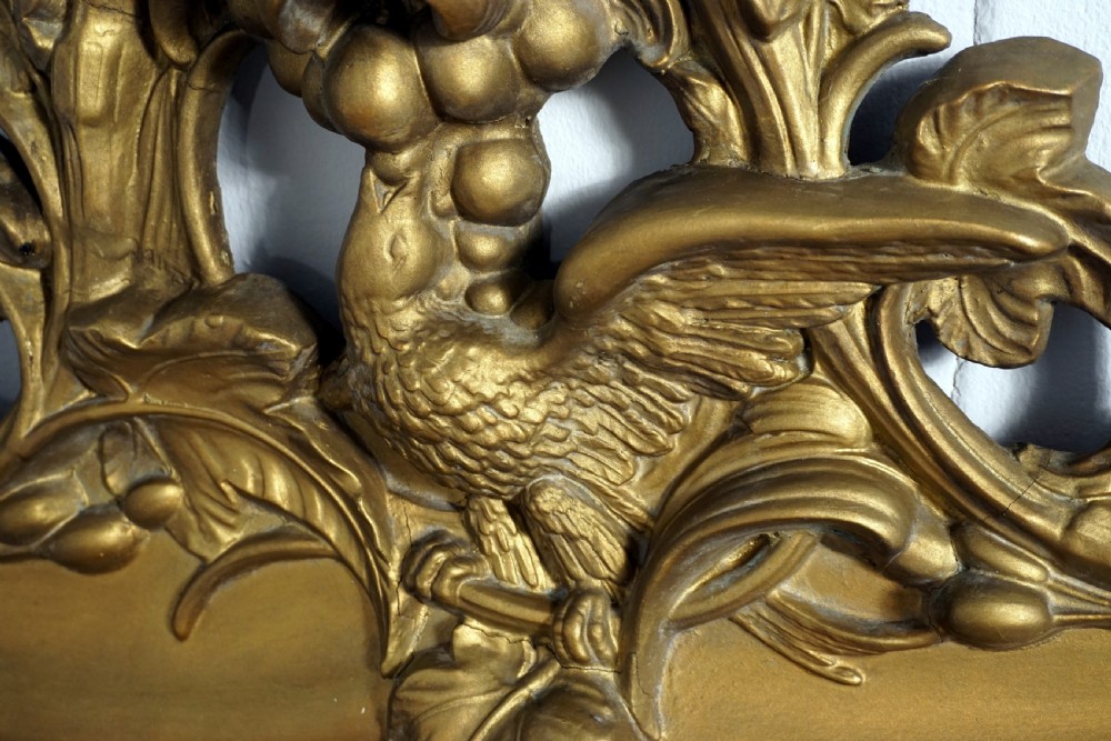 A very good carved wood and gilded mirror View VI