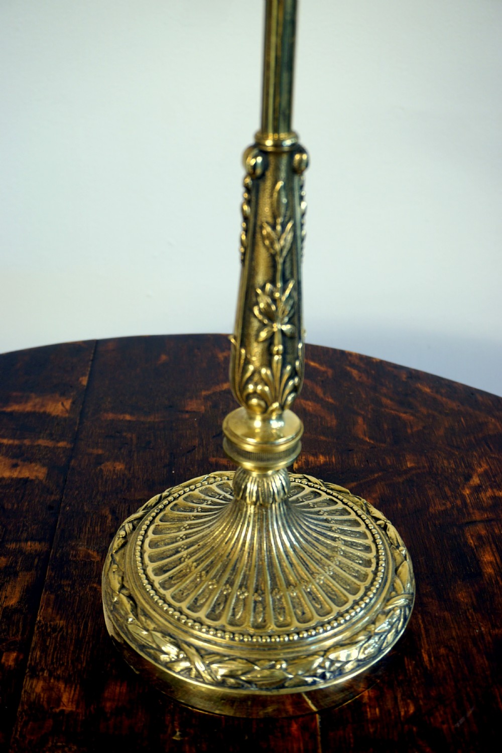 An exceptional early 20th century articulated reading or side lamp View II