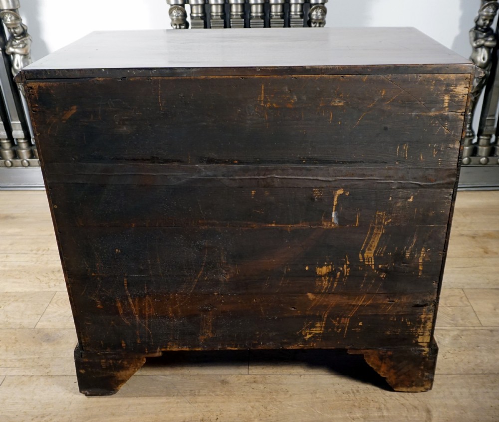 A superb example of a small Georgian chest with brushing slide  View V